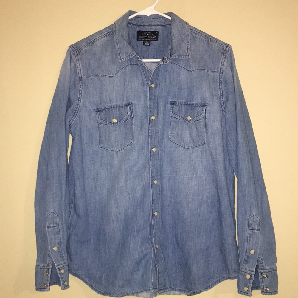 Lucky Brand | denim button up shirt